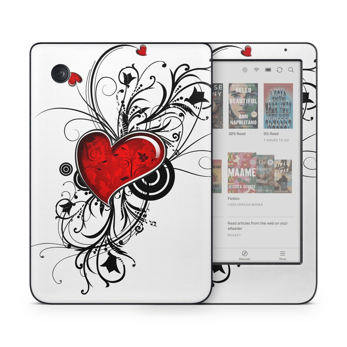 My Heart - Kobo Clara Colour Skin - eZthings USA WE SORT ALL THE CRAZIEST GADGETS, GIZMOS, TOYS & TECHNOLOGY, SO YOU DON'T HAVE TO.