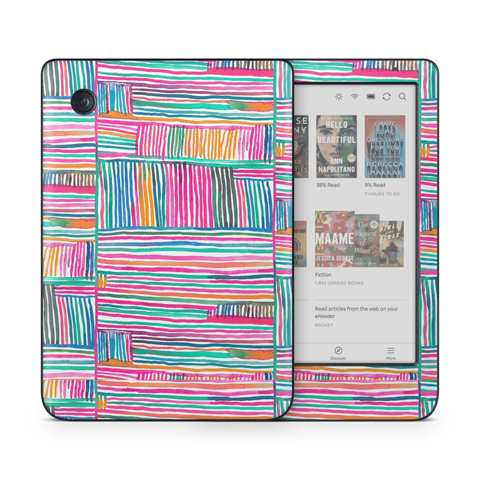 Relaxing Stripes - Kobo Clara Colour Skin