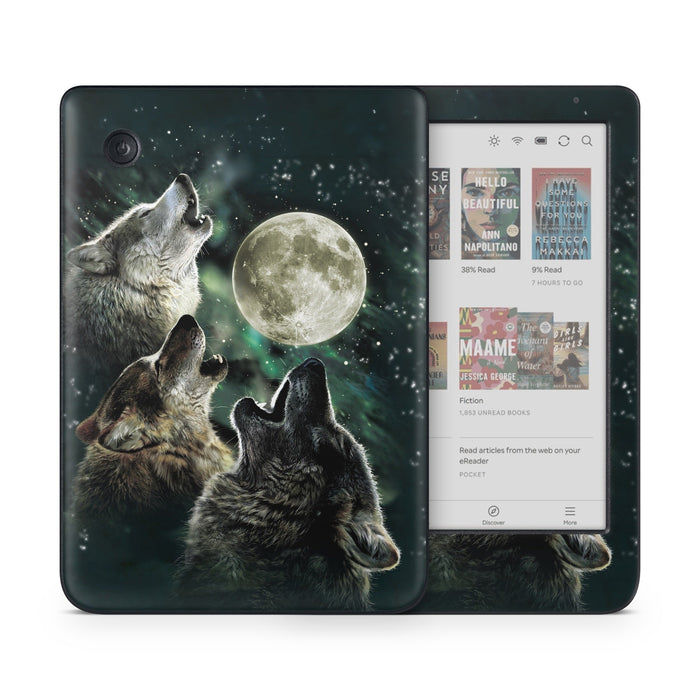 Three Wolf Moon - Kobo Clara Colour Skin - eZthings USA WE SORT ALL THE CRAZIEST GADGETS, GIZMOS, TOYS & TECHNOLOGY, SO YOU DON'T HAVE TO.
