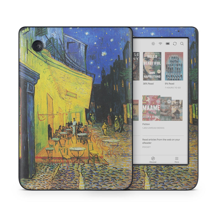Cafe Terrace At Night - Kobo Clara Colour Skin