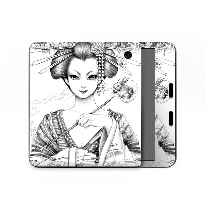 Geisha Sketch - Kobo Libra Colour Skin