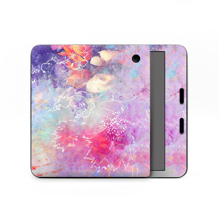 Sketch Flowers Lily - Kobo Libra Colour Skin