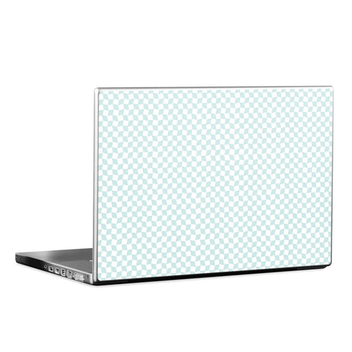 Checker Light Blue - Laptop Lid Skin - eZthings USA WE SORT ALL THE CRAZIEST GADGETS, GIZMOS, TOYS & TECHNOLOGY, SO YOU DON'T HAVE TO.