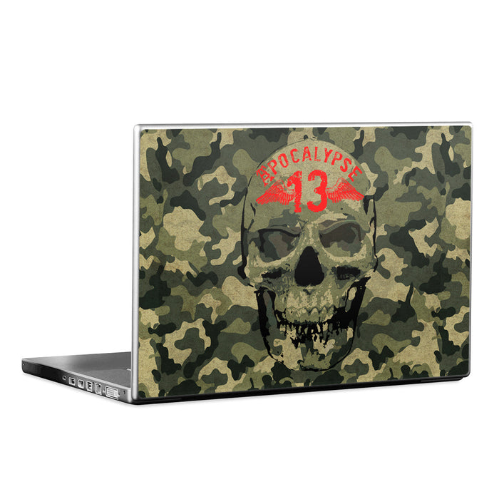 Camo Skull - Laptop Lid Skin