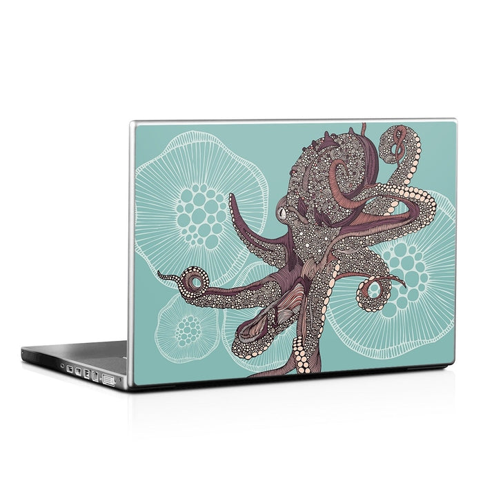 Octopus Bloom - Laptop Lid Skin - eZthings USA WE SORT ALL THE CRAZIEST GADGETS, GIZMOS, TOYS & TECHNOLOGY, SO YOU DON'T HAVE TO.