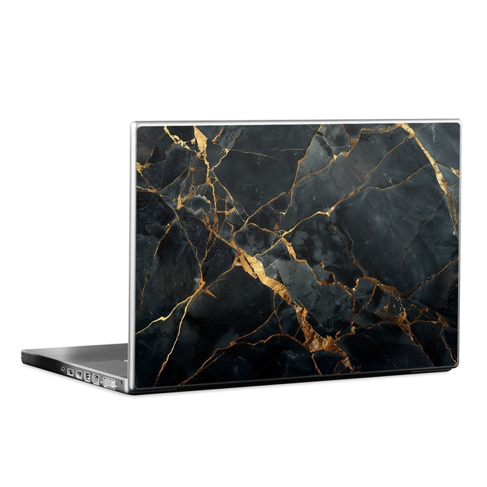 Repaired Black Marble - Laptop Lid Skin - eZthings USA WE SORT ALL THE CRAZIEST GADGETS, GIZMOS, TOYS & TECHNOLOGY, SO YOU DON'T HAVE TO.