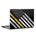 Thin Yellow Line Hero - Laptop Lid Skin - eZthings USA WE SORT ALL THE CRAZIEST GADGETS, GIZMOS, TOYS & TECHNOLOGY, SO YOU DON'T HAVE TO.