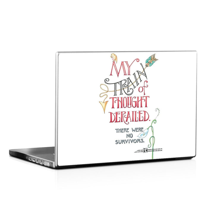 Train Derailed - Laptop Lid Skin - eZthings USA WE SORT ALL THE CRAZIEST GADGETS, GIZMOS, TOYS & TECHNOLOGY, SO YOU DON'T HAVE TO.