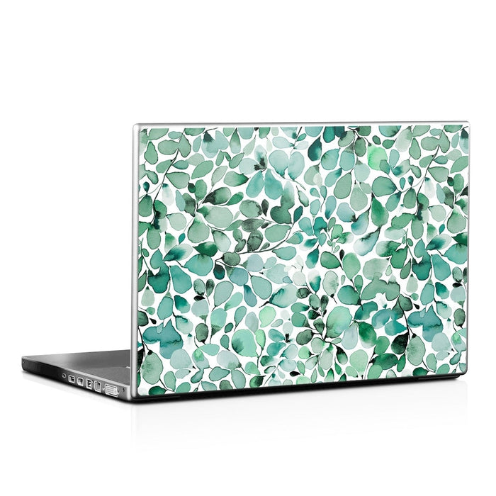 Watercolor Eucalyptus Leaves - Laptop Lid Skin - eZthings USA WE SORT ALL THE CRAZIEST GADGETS, GIZMOS, TOYS & TECHNOLOGY, SO YOU DON'T HAVE TO.