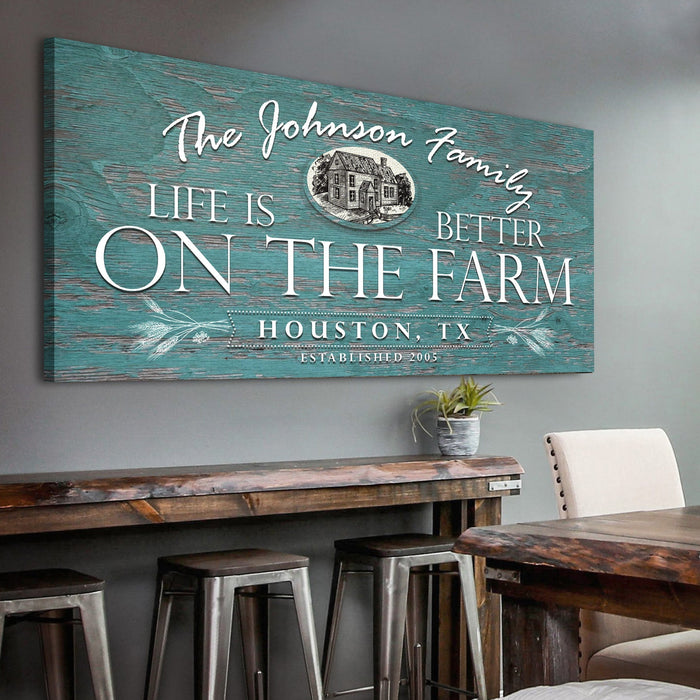 Life Is Better On The Farm Sign VI