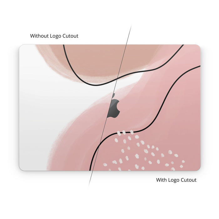 Abstract Pink and Brown - Apple MacBook Skin