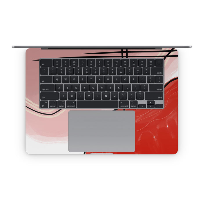 Abstract Red - Apple MacBook Skin - eZthings USA WE SORT ALL THE CRAZIEST GADGETS, GIZMOS, TOYS & TECHNOLOGY, SO YOU DON'T HAVE TO.
