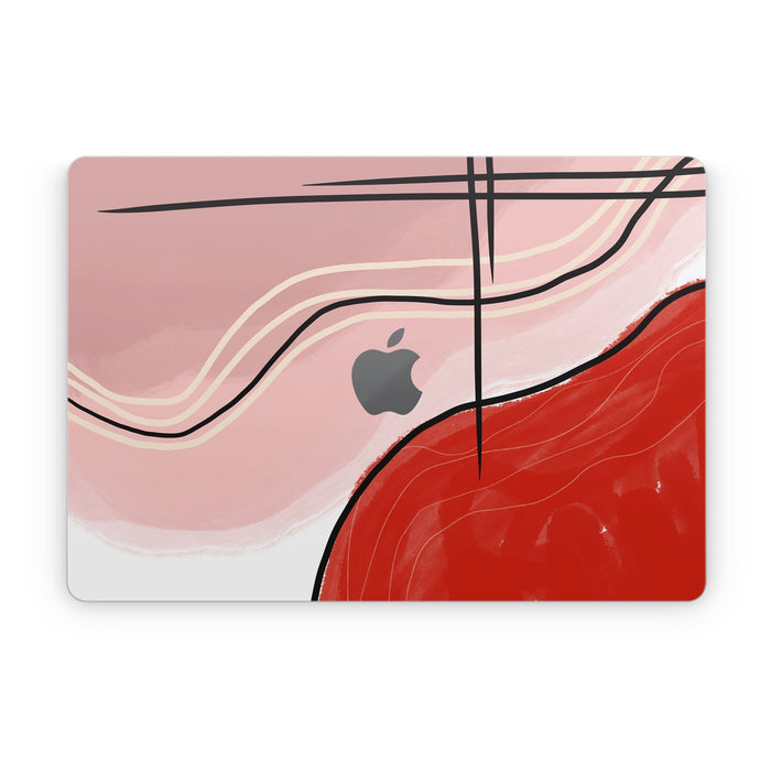 Abstract Red - Apple MacBook Skin - eZthings USA WE SORT ALL THE CRAZIEST GADGETS, GIZMOS, TOYS & TECHNOLOGY, SO YOU DON'T HAVE TO.