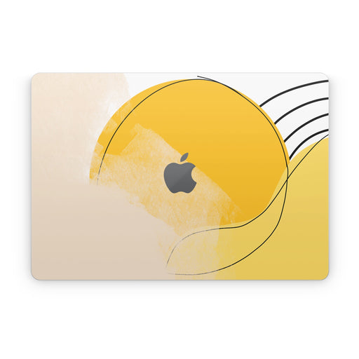 Abstract Yellow - Apple MacBook Skin - eZthings USA WE SORT ALL THE CRAZIEST GADGETS, GIZMOS, TOYS & TECHNOLOGY, SO YOU DON'T HAVE TO.