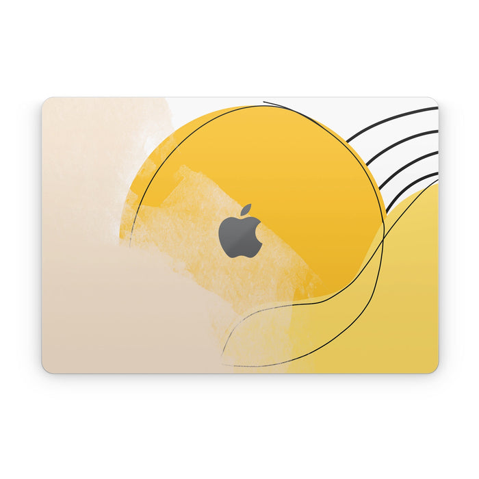 Abstract Yellow - Apple MacBook Skin - eZthings USA WE SORT ALL THE CRAZIEST GADGETS, GIZMOS, TOYS & TECHNOLOGY, SO YOU DON'T HAVE TO.
