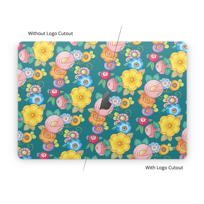 Act Right Flowers - Apple MacBook Skin