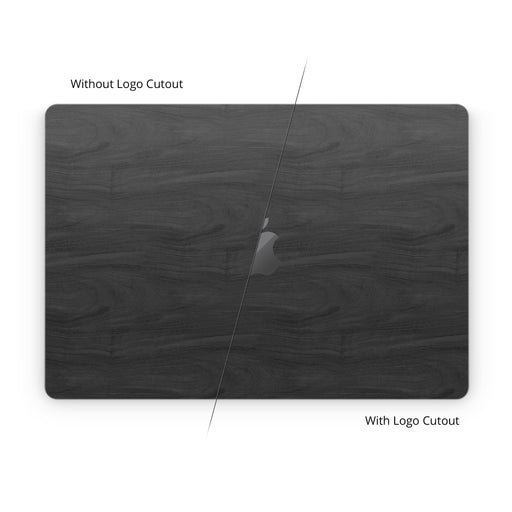 Black Woodgrain - Apple MacBook Skin - eZthings USA WE SORT ALL THE CRAZIEST GADGETS, GIZMOS, TOYS & TECHNOLOGY, SO YOU DON'T HAVE TO.