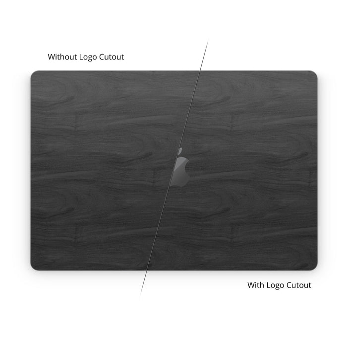 Black Woodgrain - Apple MacBook Skin - eZthings USA WE SORT ALL THE CRAZIEST GADGETS, GIZMOS, TOYS & TECHNOLOGY, SO YOU DON'T HAVE TO.