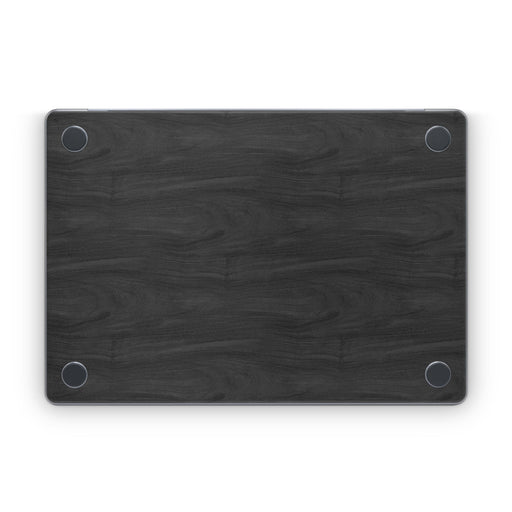 Black Woodgrain - Apple MacBook Skin - eZthings USA WE SORT ALL THE CRAZIEST GADGETS, GIZMOS, TOYS & TECHNOLOGY, SO YOU DON'T HAVE TO.
