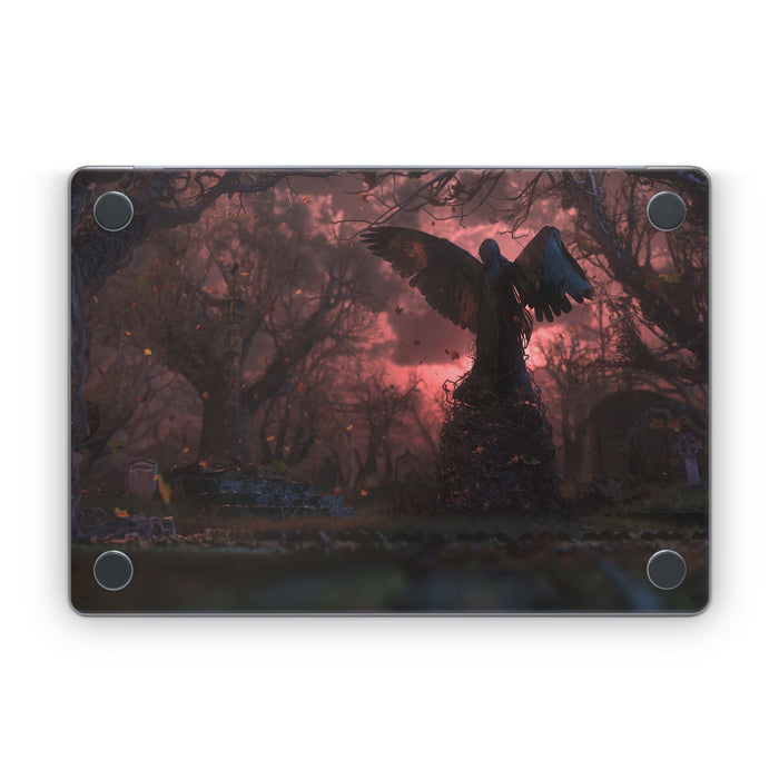 Black Angel - Apple MacBook Skin - eZthings USA WE SORT ALL THE CRAZIEST GADGETS, GIZMOS, TOYS & TECHNOLOGY, SO YOU DON'T HAVE TO.