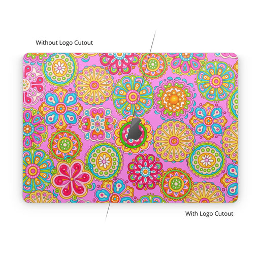 Bright Flowers - Apple MacBook Skin - eZthings USA WE SORT ALL THE CRAZIEST GADGETS, GIZMOS, TOYS & TECHNOLOGY, SO YOU DON'T HAVE TO.