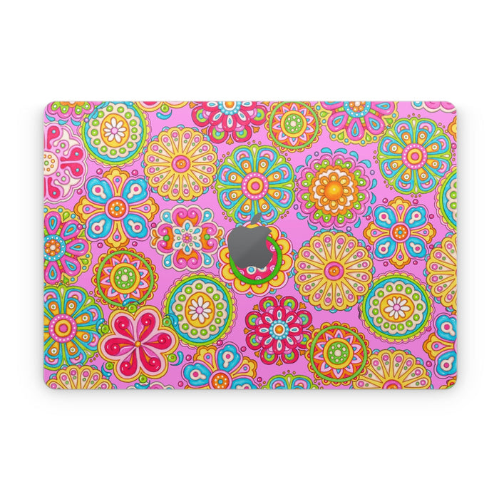 Bright Flowers - Apple MacBook Skin - eZthings USA WE SORT ALL THE CRAZIEST GADGETS, GIZMOS, TOYS & TECHNOLOGY, SO YOU DON'T HAVE TO.