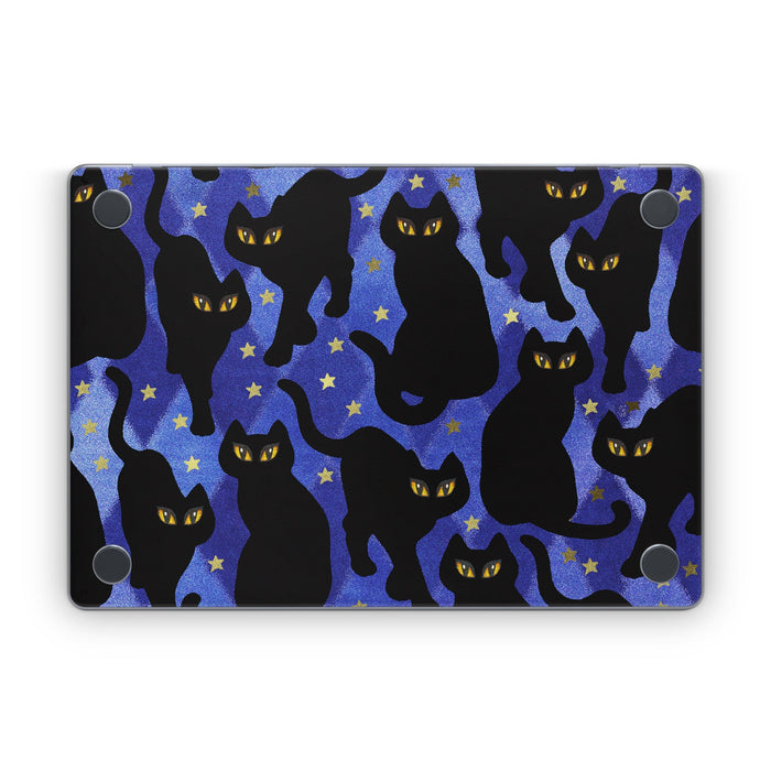 Cat Silhouettes - Apple MacBook Skin - eZthings USA WE SORT ALL THE CRAZIEST GADGETS, GIZMOS, TOYS & TECHNOLOGY, SO YOU DON'T HAVE TO.