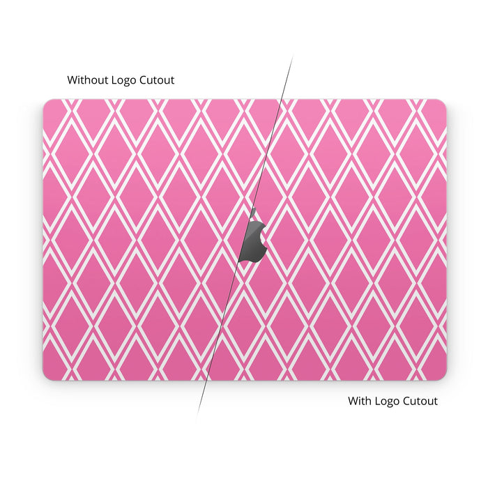 Pink Checks - Apple MacBook Skin