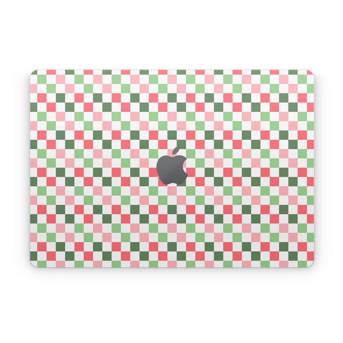 Christmas Checkers - Apple MacBook Skin