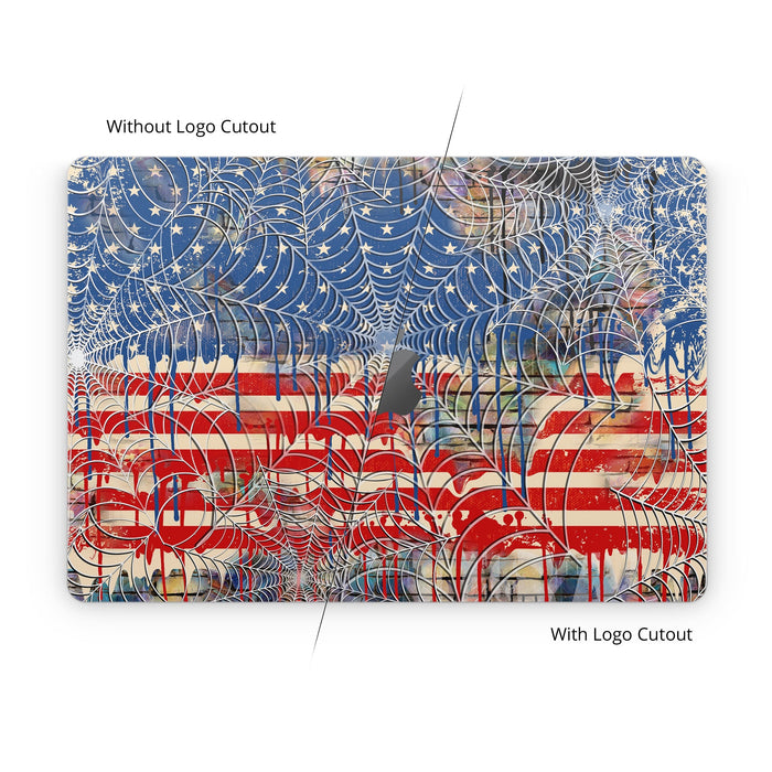 Cobweb Flag - Apple MacBook Skin