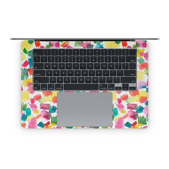 Colorful Strokes - Apple MacBook Skin - eZthings USA WE SORT ALL THE CRAZIEST GADGETS, GIZMOS, TOYS & TECHNOLOGY, SO YOU DON'T HAVE TO.