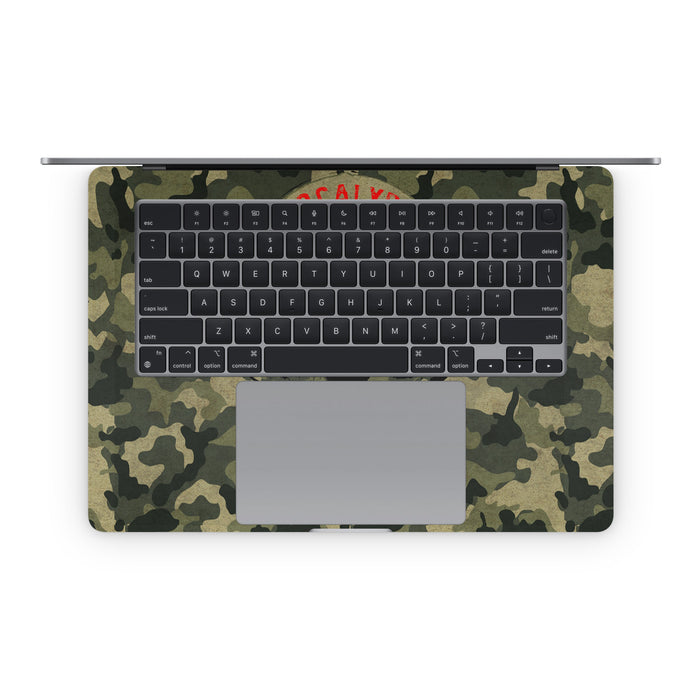 Camo Skull - Apple MacBook Skin