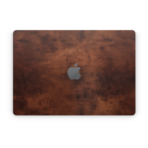 Dark Burlwood - Apple MacBook Skin - eZthings USA WE SORT ALL THE CRAZIEST GADGETS, GIZMOS, TOYS & TECHNOLOGY, SO YOU DON'T HAVE TO.
