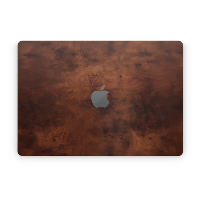 Dark Burlwood - Apple MacBook Skin - eZthings USA WE SORT ALL THE CRAZIEST GADGETS, GIZMOS, TOYS & TECHNOLOGY, SO YOU DON'T HAVE TO.