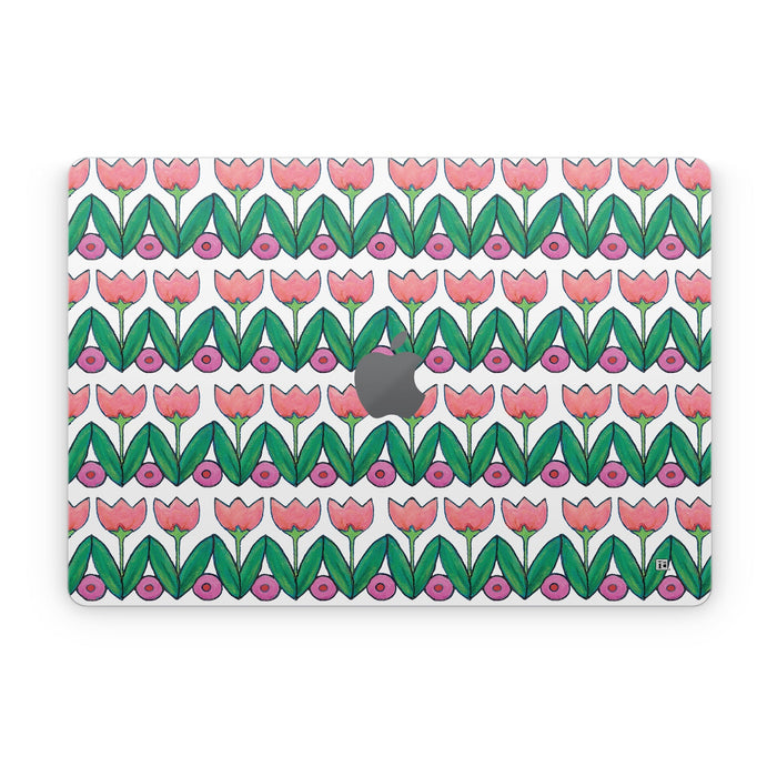 Deco Tulips - Apple MacBook Skin