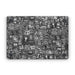 Distraction Tactic B&W - Apple MacBook Skin - eZthings USA WE SORT ALL THE CRAZIEST GADGETS, GIZMOS, TOYS & TECHNOLOGY, SO YOU DON'T HAVE TO.