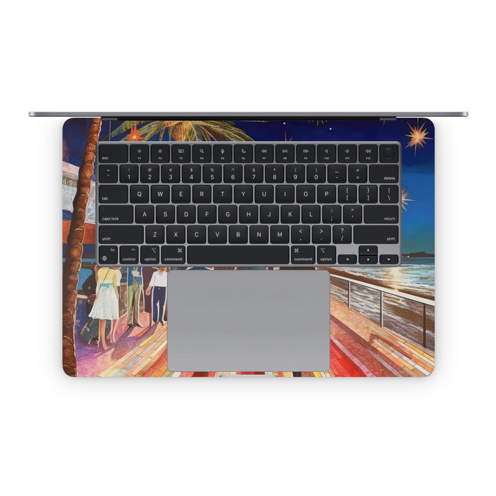 Evening Boardwalk - Apple MacBook Skin