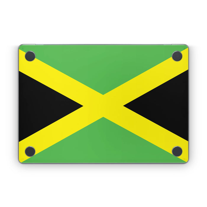 Jamaican Flag - Apple MacBook Skin - eZthings USA WE SORT ALL THE CRAZIEST GADGETS, GIZMOS, TOYS & TECHNOLOGY, SO YOU DON'T HAVE TO.