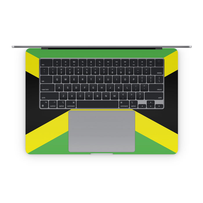 Jamaican Flag - Apple MacBook Skin - eZthings USA WE SORT ALL THE CRAZIEST GADGETS, GIZMOS, TOYS & TECHNOLOGY, SO YOU DON'T HAVE TO.
