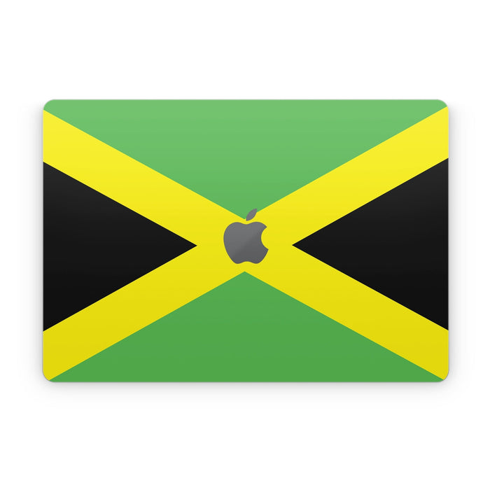 Jamaican Flag - Apple MacBook Skin - eZthings USA WE SORT ALL THE CRAZIEST GADGETS, GIZMOS, TOYS & TECHNOLOGY, SO YOU DON'T HAVE TO.