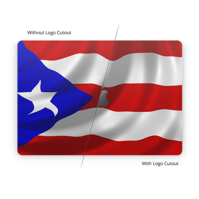 Puerto Rican Flag - Apple MacBook Skin - eZthings USA WE SORT ALL THE CRAZIEST GADGETS, GIZMOS, TOYS & TECHNOLOGY, SO YOU DON'T HAVE TO.