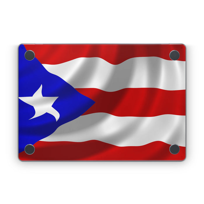 Puerto Rican Flag - Apple MacBook Skin - eZthings USA WE SORT ALL THE CRAZIEST GADGETS, GIZMOS, TOYS & TECHNOLOGY, SO YOU DON'T HAVE TO.