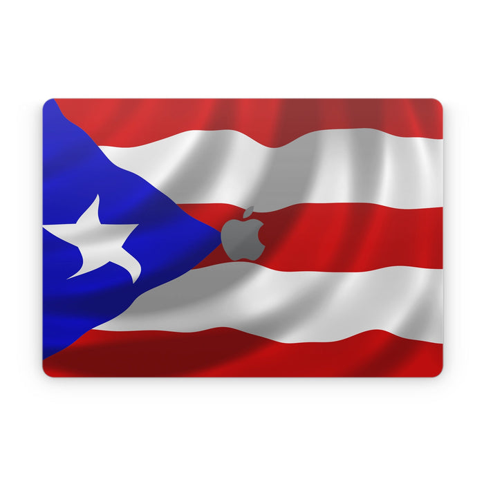 Puerto Rican Flag - Apple MacBook Skin - eZthings USA WE SORT ALL THE CRAZIEST GADGETS, GIZMOS, TOYS & TECHNOLOGY, SO YOU DON'T HAVE TO.