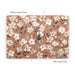 Fresh Flowers Copper - Apple MacBook Skin - eZthings USA WE SORT ALL THE CRAZIEST GADGETS, GIZMOS, TOYS & TECHNOLOGY, SO YOU DON'T HAVE TO.