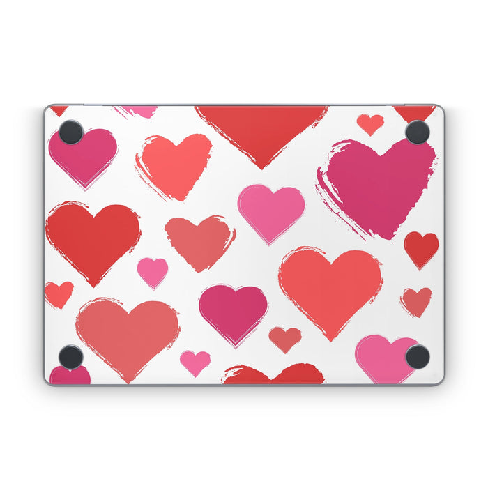 Hearts - Apple MacBook Skin