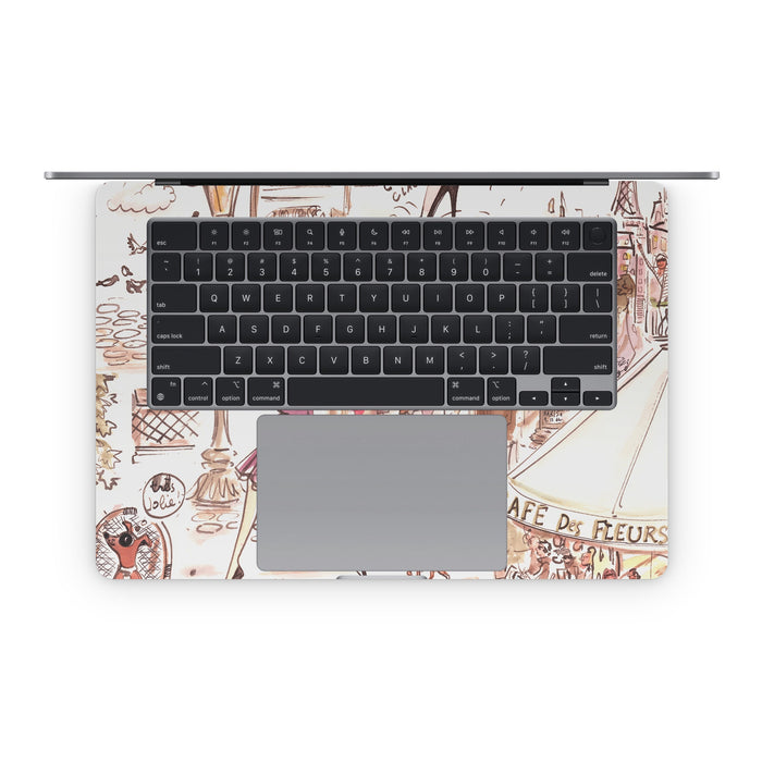 Paris Makes Me Happy - Apple MacBook Skin - eZthings USA WE SORT ALL THE CRAZIEST GADGETS, GIZMOS, TOYS & TECHNOLOGY, SO YOU DON'T HAVE TO.
