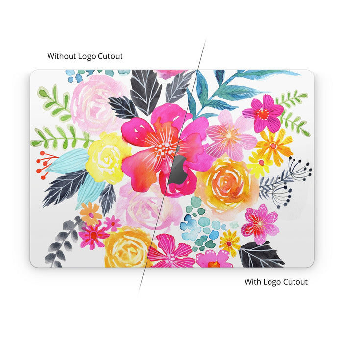 Pink Bouquet - Apple MacBook Skin - eZthings USA WE SORT ALL THE CRAZIEST GADGETS, GIZMOS, TOYS & TECHNOLOGY, SO YOU DON'T HAVE TO.