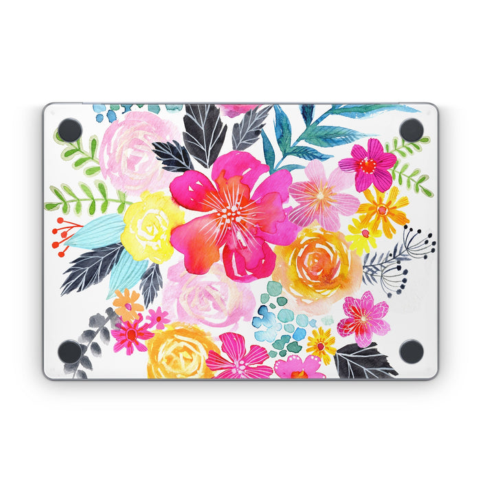 Pink Bouquet - Apple MacBook Skin - eZthings USA WE SORT ALL THE CRAZIEST GADGETS, GIZMOS, TOYS & TECHNOLOGY, SO YOU DON'T HAVE TO.