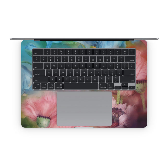 Poppy Garden - Apple MacBook Skin - eZthings USA WE SORT ALL THE CRAZIEST GADGETS, GIZMOS, TOYS & TECHNOLOGY, SO YOU DON'T HAVE TO.