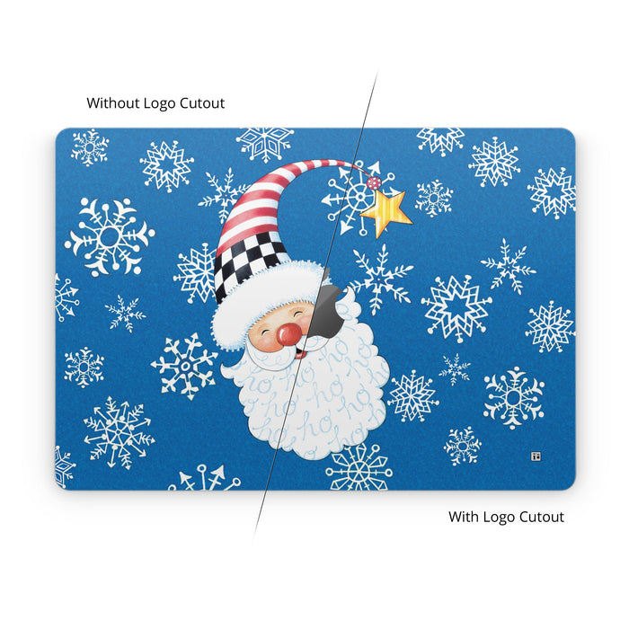 Santa Snowflake - Apple MacBook Skin